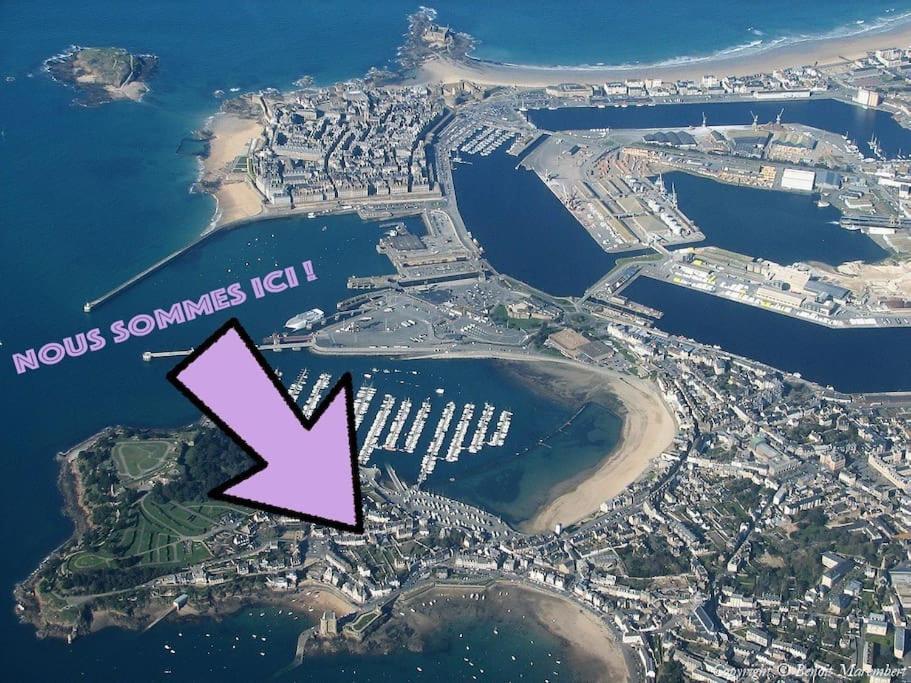 סן מלו Appartement Aquaroom Rdc - Plage 50M - Rue Gratuite מראה חיצוני תמונה