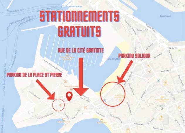 סן מלו Appartement Aquaroom Rdc - Plage 50M - Rue Gratuite מראה חיצוני תמונה